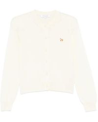 Maison Kitsuné - Fox-Motif Cardigan - Lyst