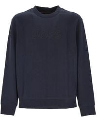 BOSS - Relaxed-Fit Sweatshirt - Lyst