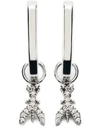 Patrizia Pepe - Fly Detail Hoop Earrings - Lyst