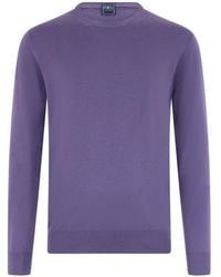 Fedeli - Jersey De Cachemira Con Cuello Redondo - Lyst