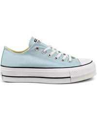 Converse - Chuck Taylor All Star Lift Ox Ocean/ Sneakers - Lyst