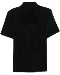 Homme Plissé Issey Miyake - Pleated Polo Shirt - Lyst