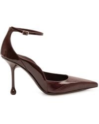 Jimmy Choo - Quinci Pointed-Toe Ankle-Strap Pumps - Lyst