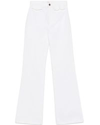 Chloé - Gerade Jeans Mit Hohem Bund - Lyst