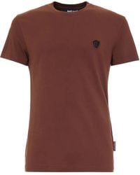 Just Cavalli - Logo-Patch T-Shirt - Lyst