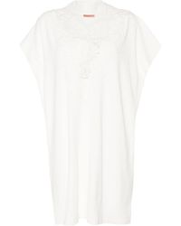 Ermanno Scervino - Lace-detail V-neck Dress - Lyst