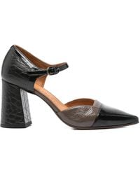 Chie Mihara - Pumps Luer Con Tacco Largo Ed Effetto Coccodrillo 75Mm - Lyst