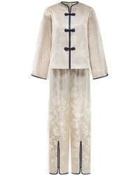 Shanghai Tang - Floral Knot Pyjama Set - Lyst