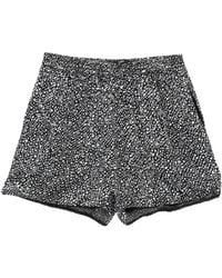 SAPIO - Speckled Shorts - Lyst
