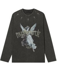 FIVE CM - T-Shirt A Maniche Lunghe Con Stampa - Lyst