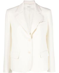P.A.R.O.S.H. - Single-breasted Notched-lapel Blazer - Lyst