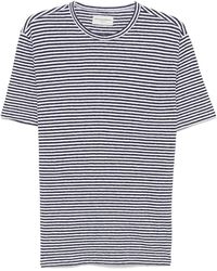 Officine Generale - Striped T-shirt - Lyst