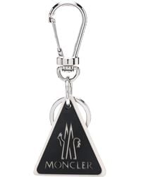 Moncler - Logo-Debossed Keyring - Lyst