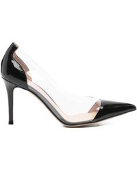 Gianvito Rossi - Plexi Pointed-Toe Pumps - Lyst