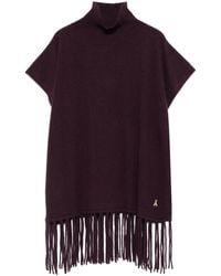 Patrizia Pepe - モックネック フリンジ トップ - Lyst