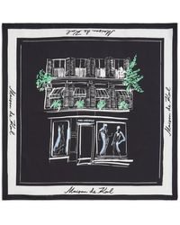 Karl Lagerfeld - K/Sketch Silk Scarf - Lyst