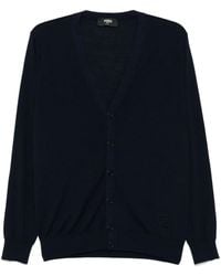Fendi - Ff-Embossed Cardigan - Lyst