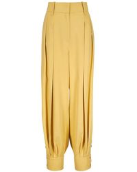 Michael Kors - Pantalon Plissé À Chevilles Boutonnées - Lyst
