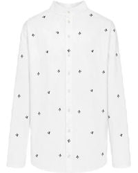 Rier - Embroidered High-Neck Shirt - Lyst