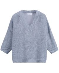 Roberto Collina - V-Neck Sweater - Lyst