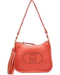Liu Jo - Logo-Cut Tassel Shoulder Bag - Lyst