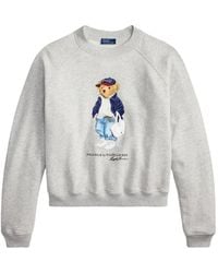 Polo Ralph Lauren - Polo Bear-Print Crew-Neck Sweatshirt - Lyst