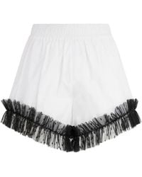RED Valentino - Ruffled Shorts - Lyst