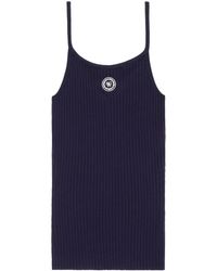 Sporty & Rich - Logo-patch Ribbed Tank Top - Lyst