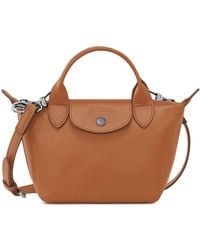 Longchamp - Le Pliage Xtra Xs Leren Mini-Tas - Lyst