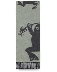 Henrik Vibskov - Bug Press Jacquard-Knit Scarf - Lyst