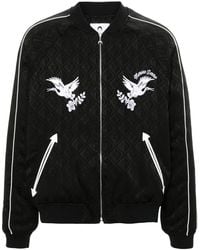 Marine Serre - Bomberjacke Aus Moon Diamant-Jacquard - Lyst
