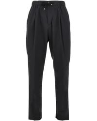 Herno - Pantalones Plisados Con Cordones - Lyst