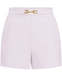 Elisabetta Franchi - ロゴ ショートパンツ - Lyst