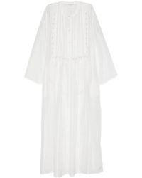 P.A.R.O.S.H. - Sadio Beaded Midi Dress - Lyst
