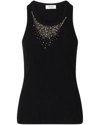 Liu Jo - T-Shirt With Jewel Decoration - Lyst