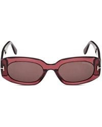 Tom Ford - Cielle Oval-Frame Sunglasses - Lyst