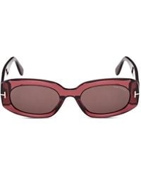 Tom Ford - Cielle Oval-Frame Sunglasses - Lyst