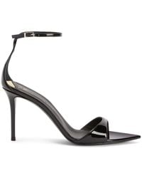 Giuseppe Zanotti - Intrigo 90Mm Leather Sandals - Lyst