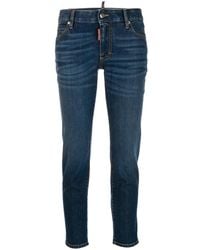 DSquared² - Halbhohe Jeans - Lyst