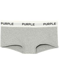 Purple Brand - Bragas con franja del logo - Lyst