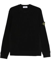 Stone Island - Cotton Crewneck Sweatshirt - Lyst