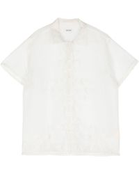 Bode - Chemise Ivy à broderies - Lyst
