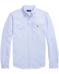Polo Ralph Lauren - Button-down-Hemd aus Mesh mit Vichy-Karo - Lyst