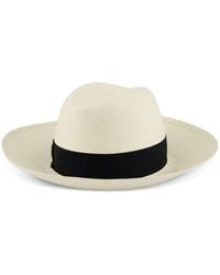 Borsalino - Claudette Grosgrain-Ribbon-Detail Hat - Lyst
