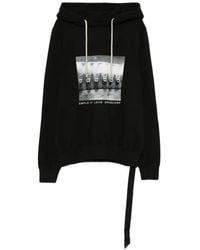 Rick Owens - Graphic-Print Oversized Hoodie - Lyst