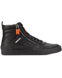 DIESEL - S-Dvelows Side-Zip Sneakers - Lyst