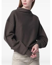 6397 - Gedrapeerde Sweater - Lyst