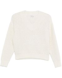 Peserico - Maglione Con Scollo A V - Lyst