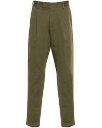 PT Torino - Pressed-crease Tapered Trousers - Lyst