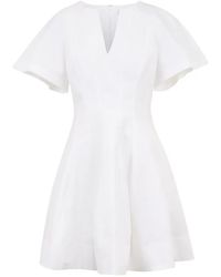 Jonathan Simkhai - V-Neck Mini Dress - Lyst